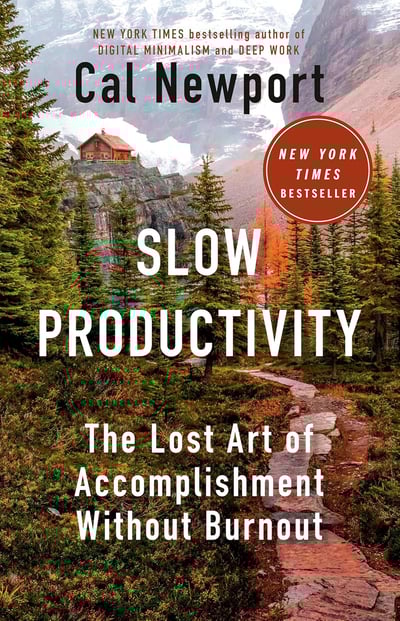 Slow Productivity book cover Cal Newport