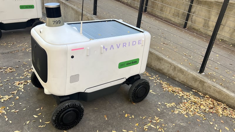 Avride Lieferroboter in Austin