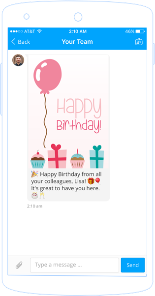 Staffbase Birthday Notification Chatbot
