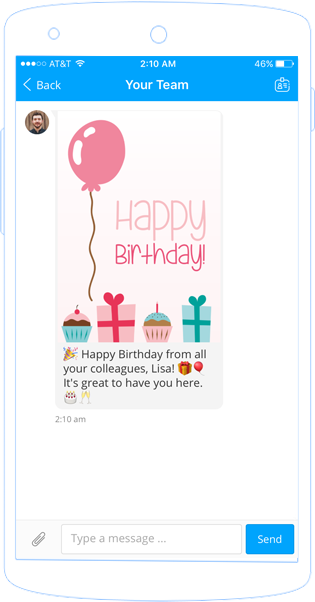 Staffbase Birthday Notification Chatbot Staffbase Birthday Notification Chatbot
