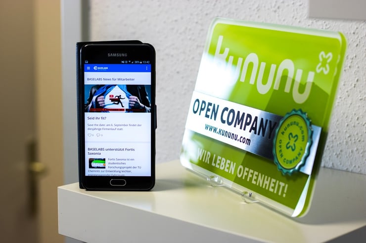 internal communications app, BASELABS internal communications app, BASELABS