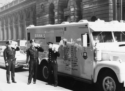 Vintage Brinks Car, Brink's employee app Vintage Brinks Car, Brink's employee app