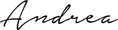 Andrea Unterschrift