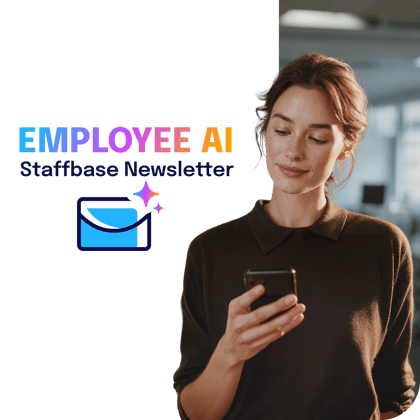 Staffbase Employee AI Newsletter - LP image