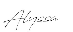 Alyssa Signature