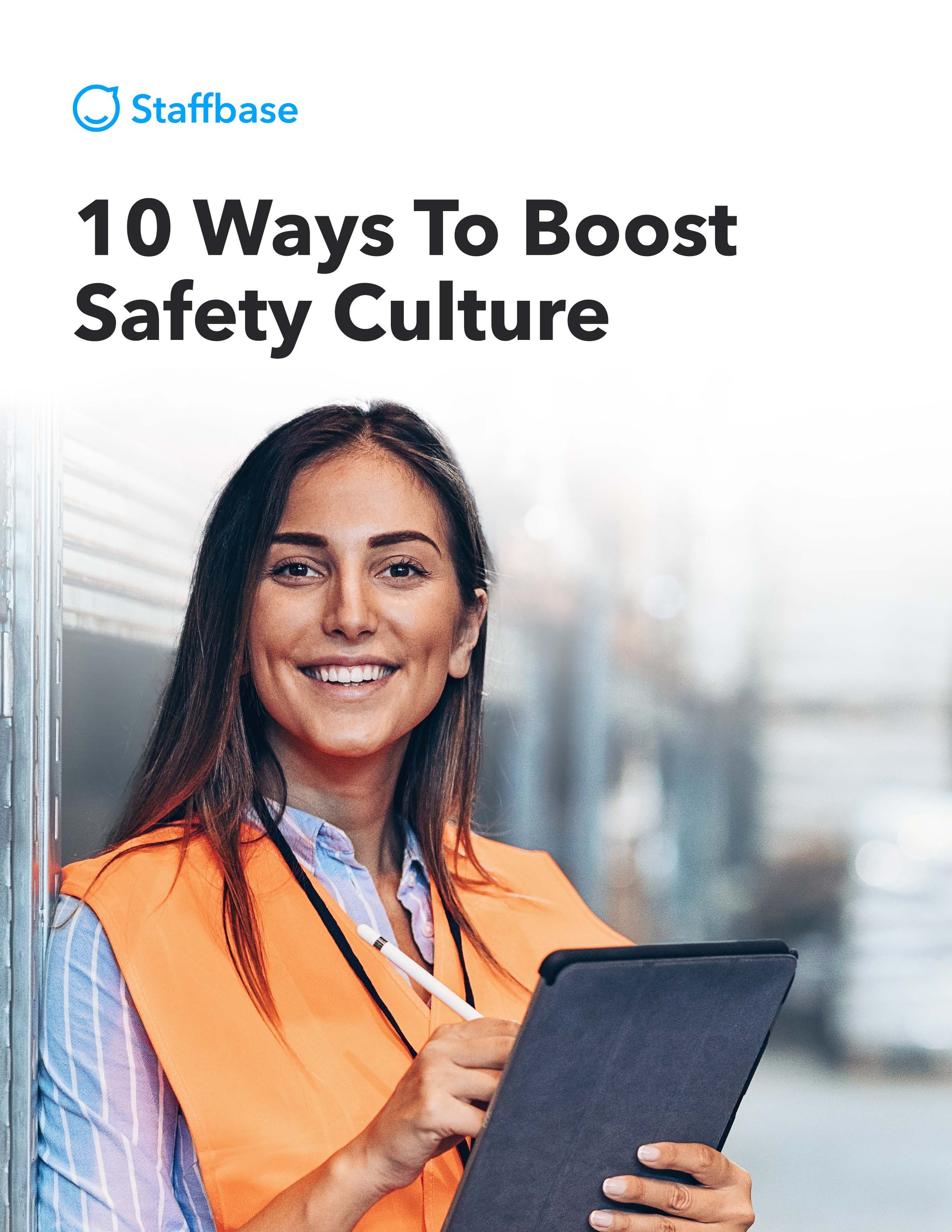 10 Ways To Boost Safety Culture Cover