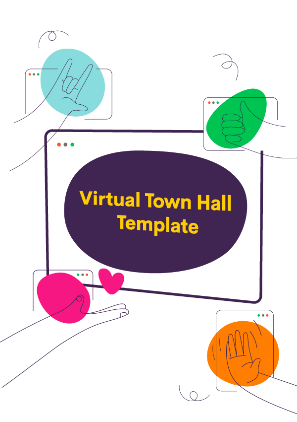 Awesome Employee Town Hall Presentation Template_600x850