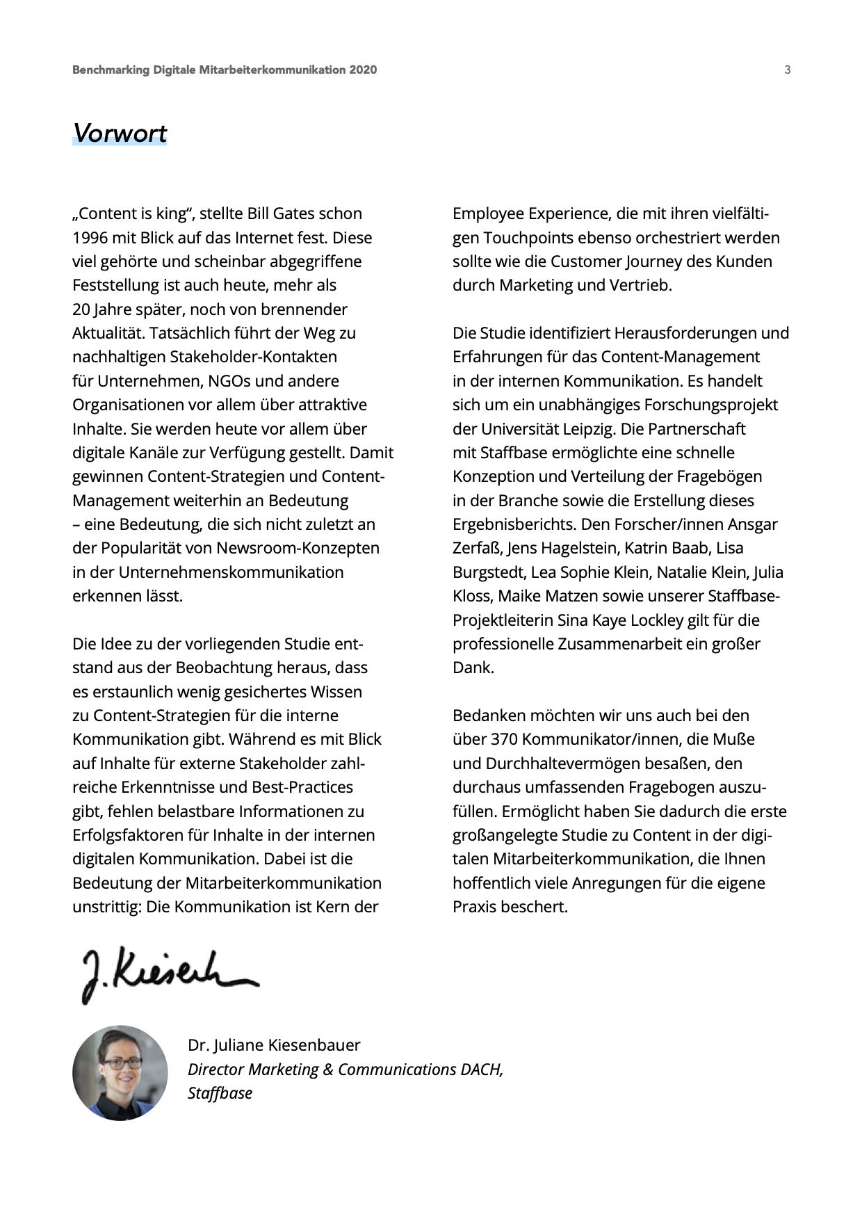 Vorwort Benchmarking