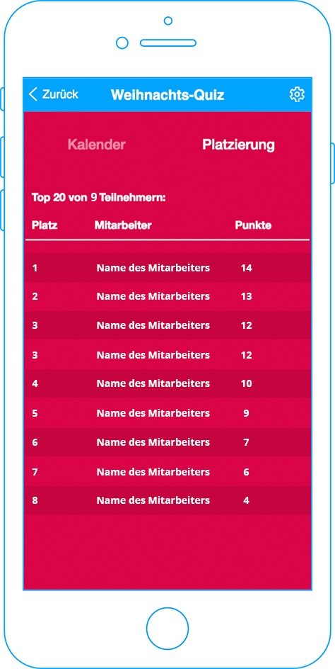 Staffbase Adventskalender
