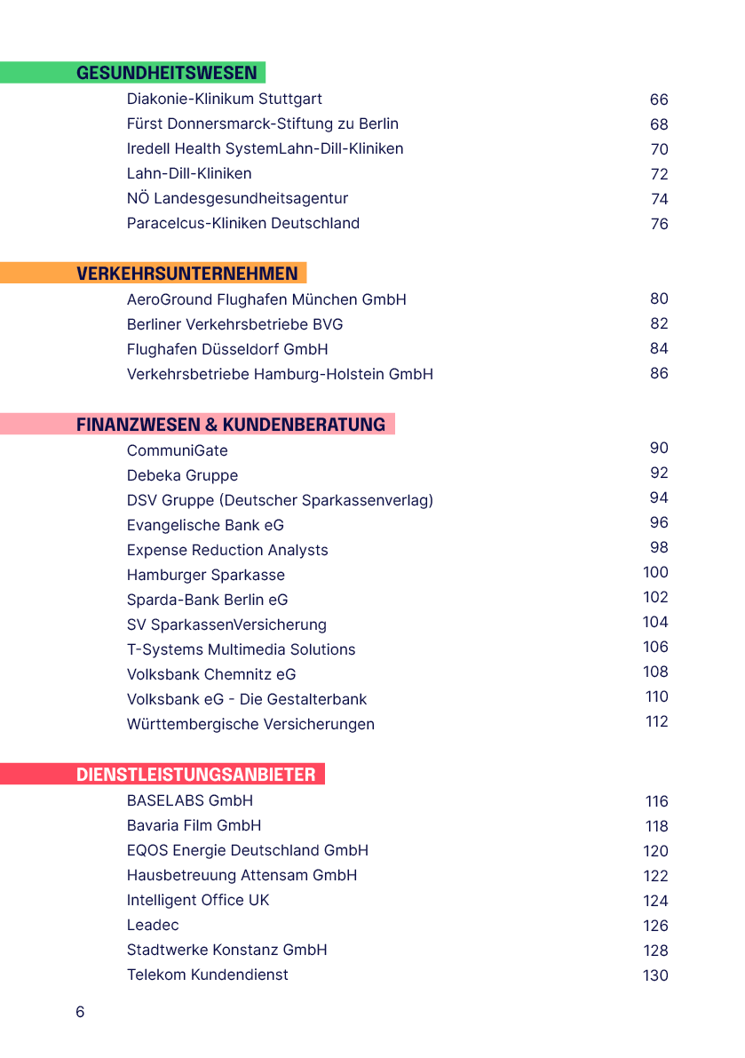 Inhaltsverzeichnis Seite 2 - Das große Buch der Mitarbeiter-Apps