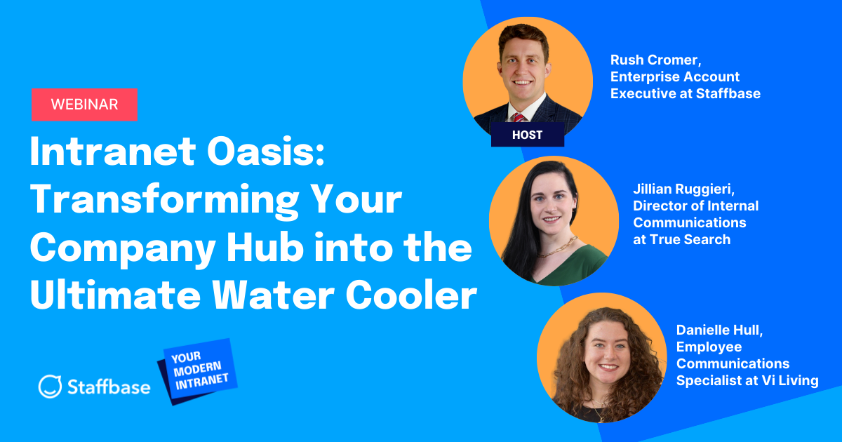 NA Webinar- Intranet Oasis_ Transforming Your Company Hub into the Ultimate Water Cooler - 1200x630 Speaker