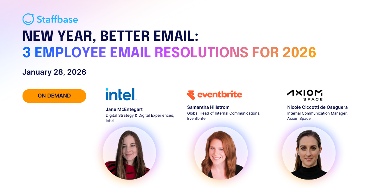 New Year, Better Email Speaker Graphic On Demaind