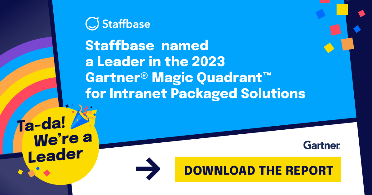Staffbase Recognized as Leader in 2023 Gartner® Magic Quadrant™ for