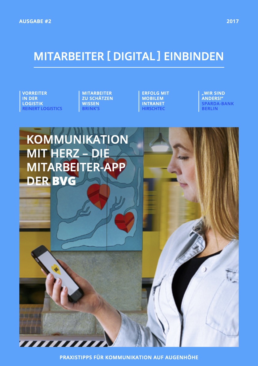 Mitarbeiter digital einbinden - Startseite