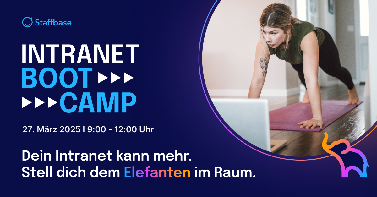 Staffbase - Intranet Bootcamp DACH 2025 - 1200x630 general v1