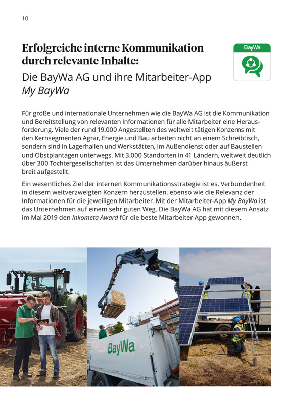 Mitarbeiter-App Handbuch Case Study BayWa