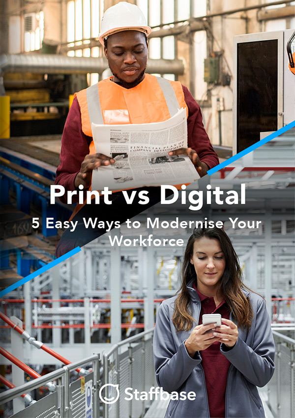 Print vs Digital | Staffbase