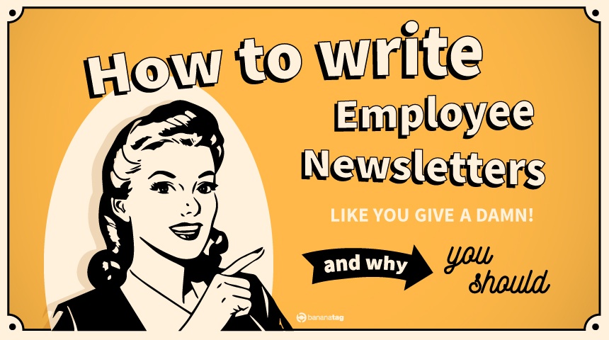 How to write employees newsletters